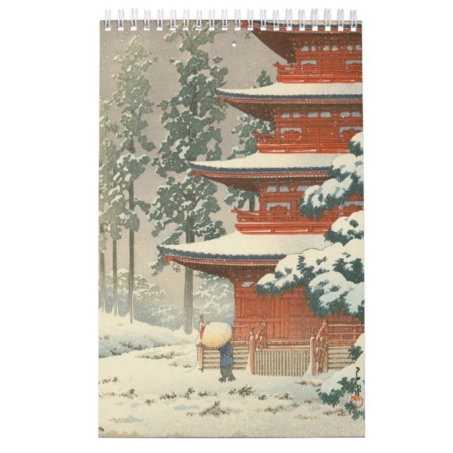 Calendário Hasui Kawase - Cenário de inverno (Capa)