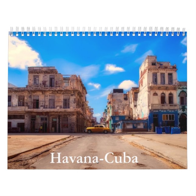 Calendário Havana-Cuba Calendar (Capa)
