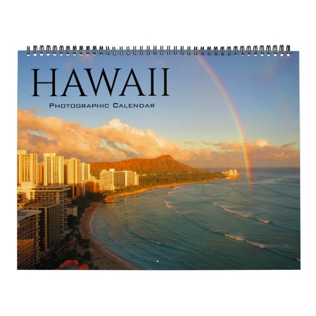 Calendário hawaii eua 2025 grande (Capa)