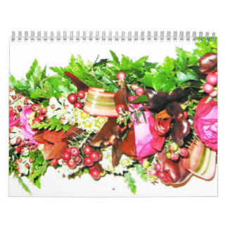 Calendário Hawaiian Themed Lei Calendar 2014