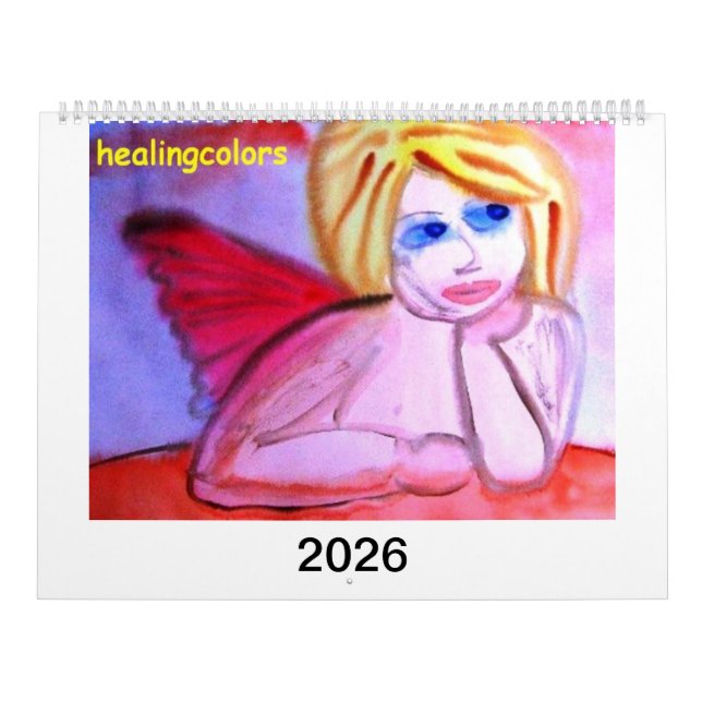 calendário healingcolors 2026 (Capa)