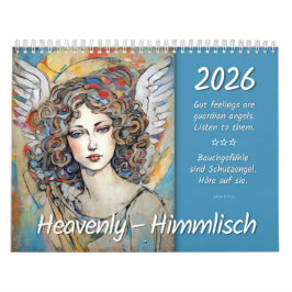 Calendário Heavenly Angels – Himmlische Engel 2026