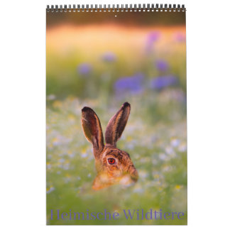 Calendário Heimische Wildtiere Kalender