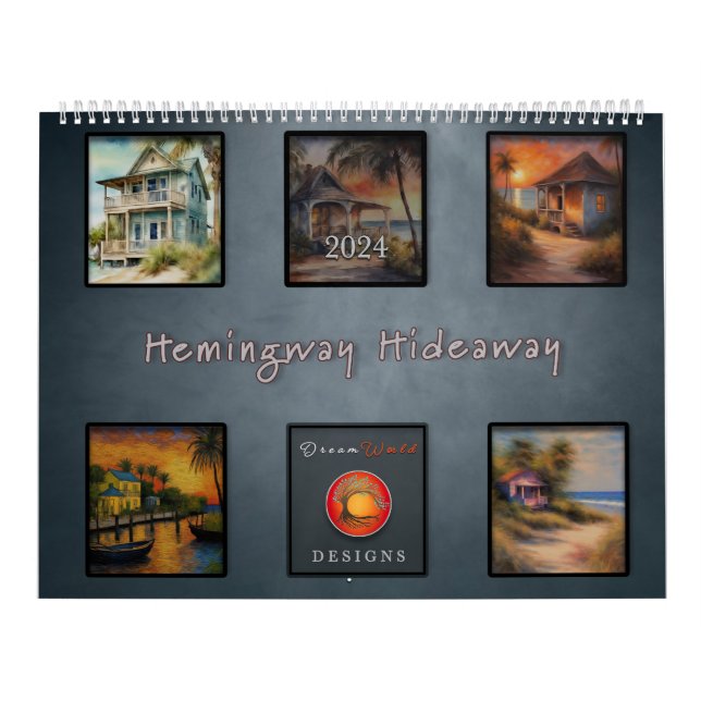 Calendário Hemingway Hideaway 2024 - (Capa)