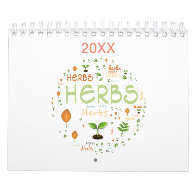CALENDÁRIO HERB PERSONALIZADO - 20XX (Verso)