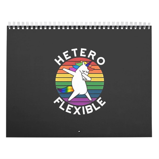 Calendário Hetero LGBT LGBT Lésbica Gay transexual (Capa)