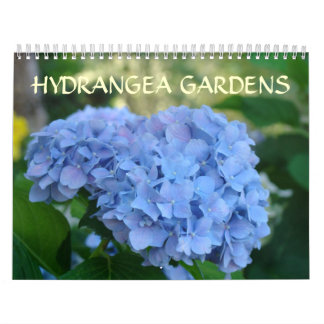 Calendário HIDRANGEA JARDINS Calendário Azul Hídra