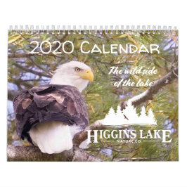 Calendário Higgins Lake Nature 2020 Calendar c