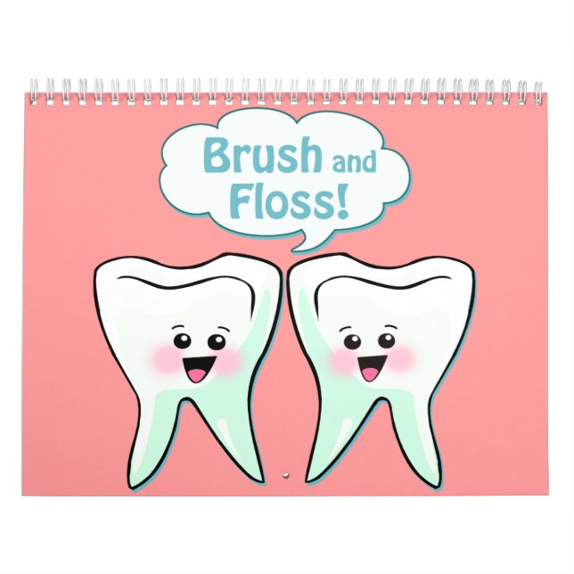 Calendário Higienista dental do dentista (Capa)