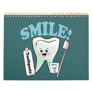 Calendário Higienista Dental Engraçado