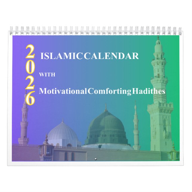 Calendário Hijri 2026 - Com Hadithes Islâmico (Capa)