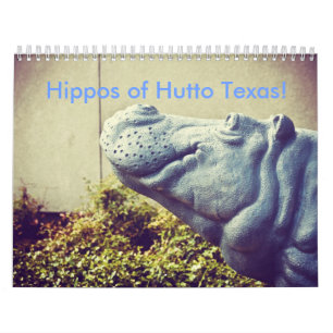 Calendário Hipopótamos de Hutto Texas! II
