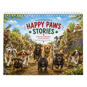 Calendário Histórias de Patas Felizes – Um Ano de Aventuras C
