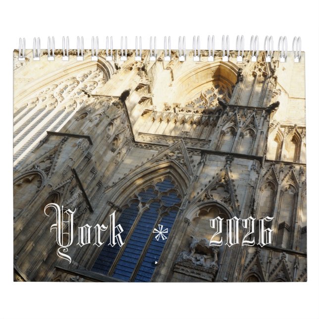 Calendário Historic York 2026 (Capa)