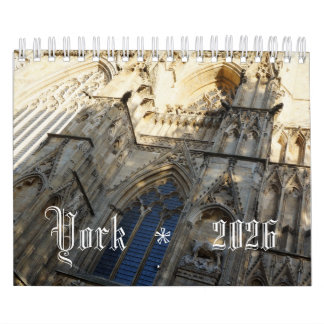 Calendário Historic York 2026 calendar