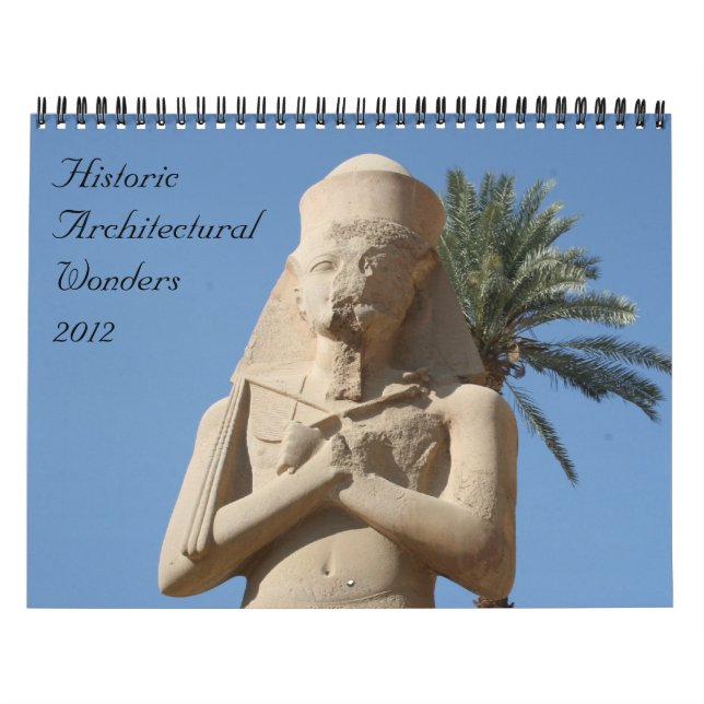 calendário histórico das maravilhas 2012 (Capa)