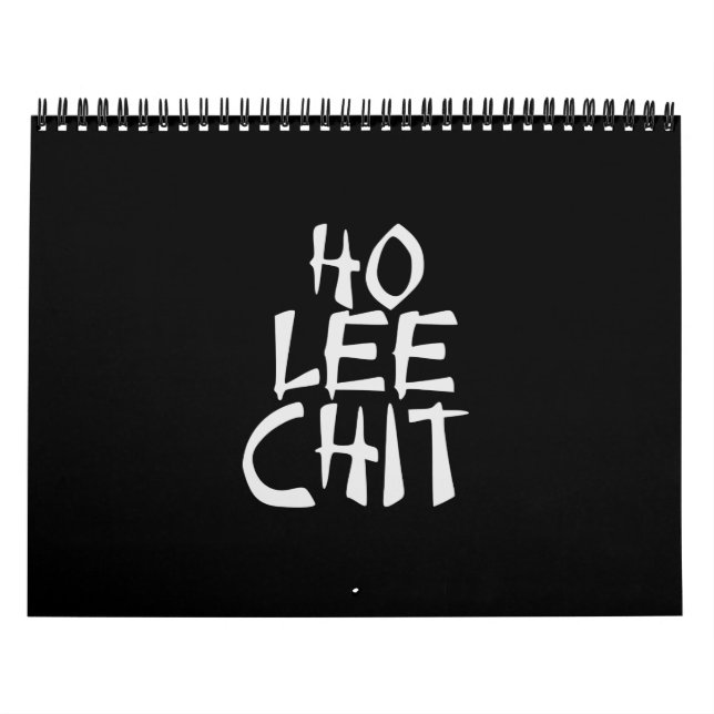 Calendário HO Lee Chit camiseta engraçada asiática (Capa)