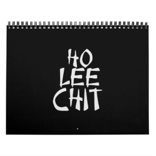 Calendário HO Lee Chit engraçado asiático