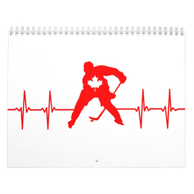Calendário Hockey do Canadá (Capa)