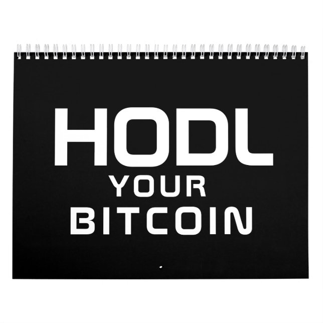 Calendário HODL, sua moeda de bits (Capa)
