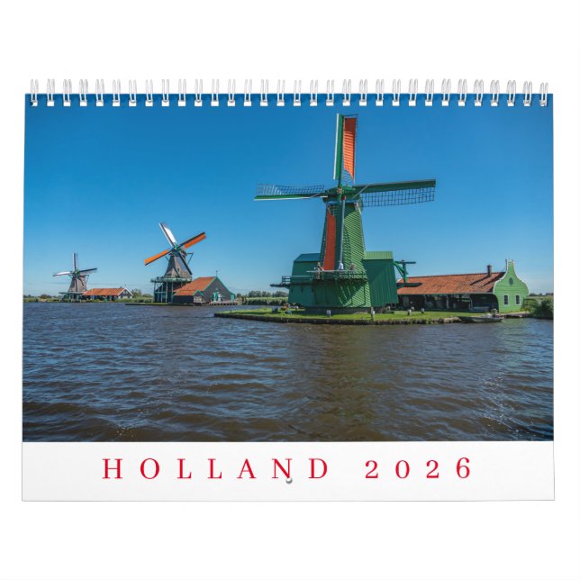 Calendário Holland 2026 (Capa)