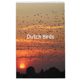 Calendário Hollandse vogels Kalender aan te passen