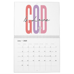 Calendário Homens de fé motivações inspiradoras positivas