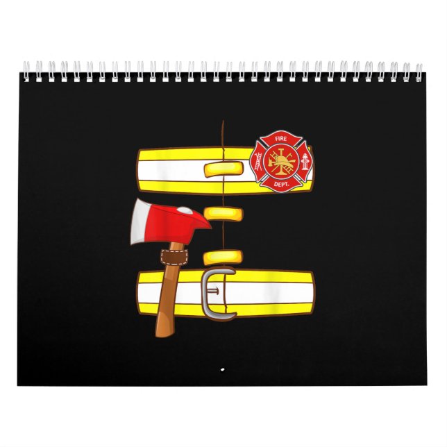 Calendário Homens do Fã Fumadores do Bombeiro Halloween (Capa)