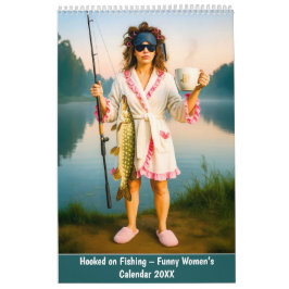 Calendário Hooked on Fishing – Funny Women’s