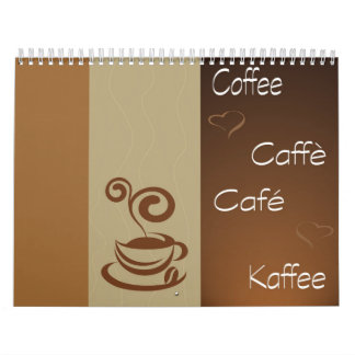Calendário hora do café