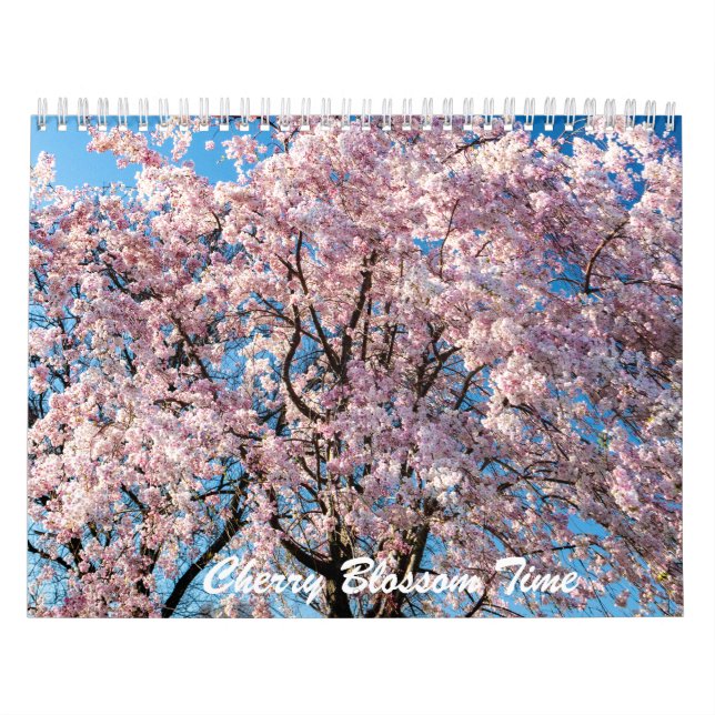 Calendário Horário de Cherry Blossom (Capa)