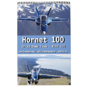 Calendário Hornet 100 - RCAF CF-18 Demo Team