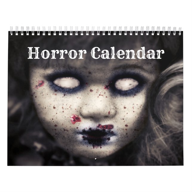 Calendário Horror 2025 (Capa)