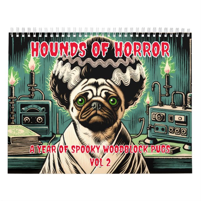 Calendário Hounds of Horror Vol 2 (Capa)