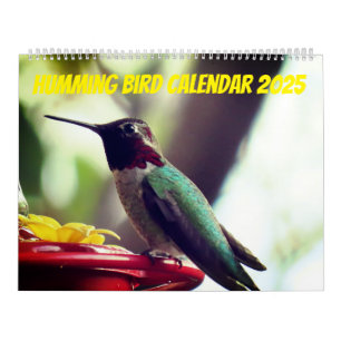Calendário Humming Bird 2025 LargeCalendar, Branco