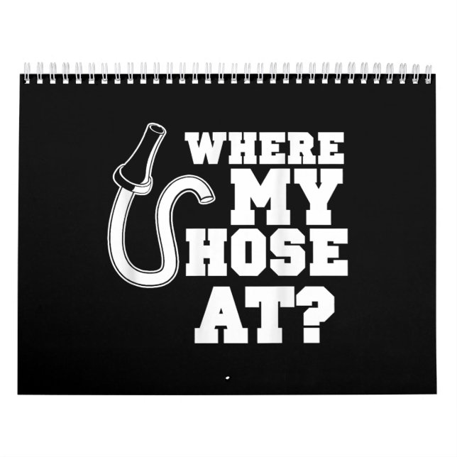 Calendário Humor Adulto De Mangueira Para Bombeiros (Capa)