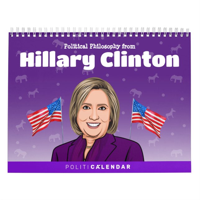 Calendário Humor Político do HIAuxiliar Clinton (Capa)