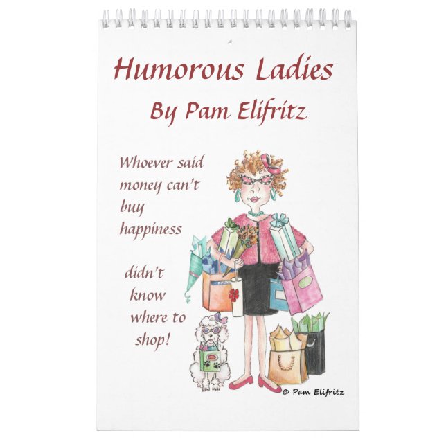 Calendário Humorística, Senhoras Assertivas dizem em esboços (Capa)