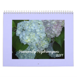 Calendário Hydrangeas celestiais - 2011