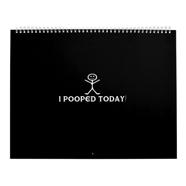 Calendário i pooped today (Capa)