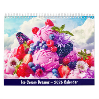 Calendário Ice Cream Dreams – 2026 Calendar