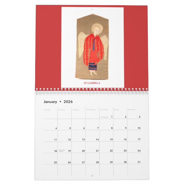 Calendário Ícones do anjo        … (Jan 2026)