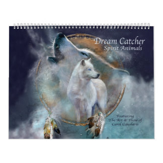 Calendário ideal da arte dos animais do espírito