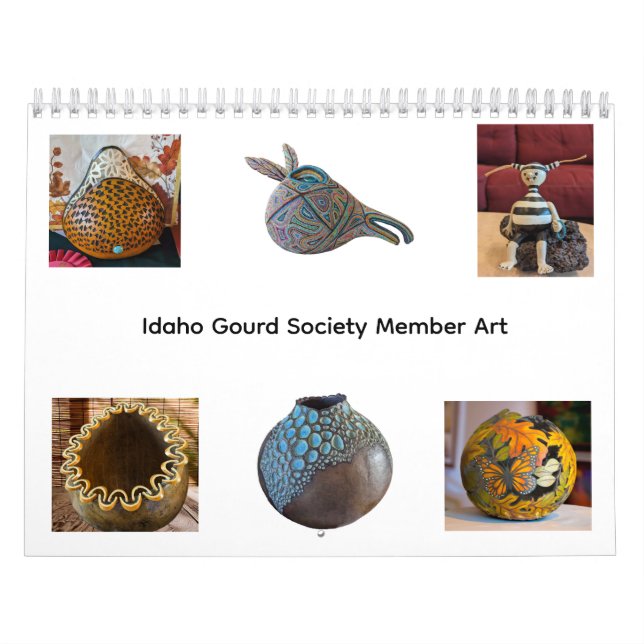 Calendário IDGS Member Gourd Art 2026 Calendar (Capa)