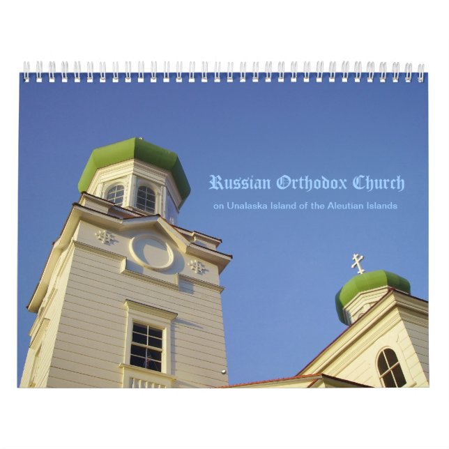 Calendário Igreja ortodoxo russo de Unalaska (Capa)