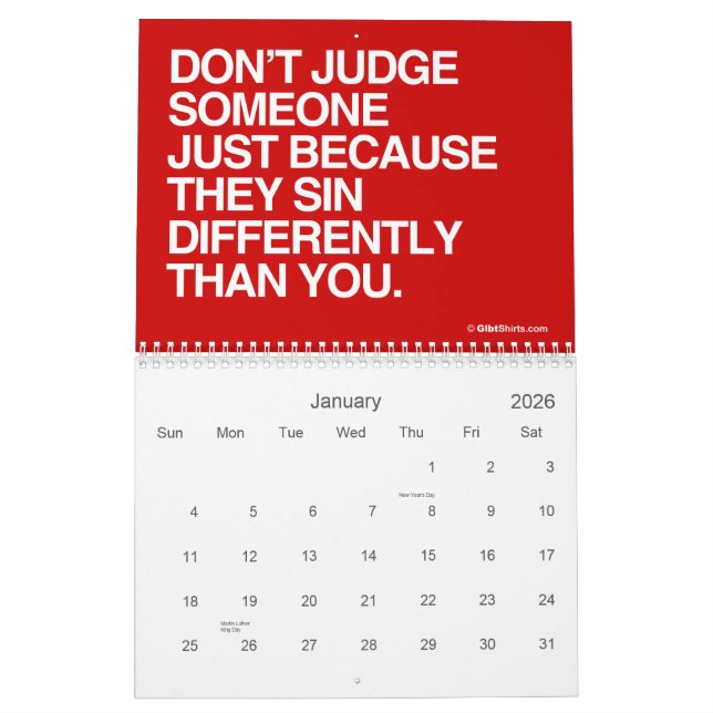 CALENDÁRIO IGUALDADE DE LGBT (Jan 2026)