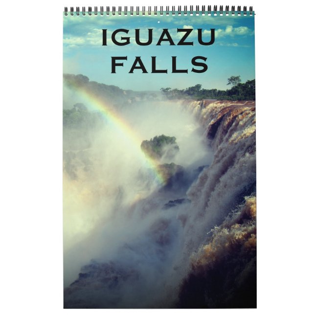 Calendário iguazu cai na américa do sul (Capa)