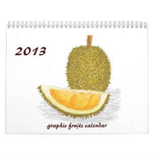 calendário III de 2013 frutas