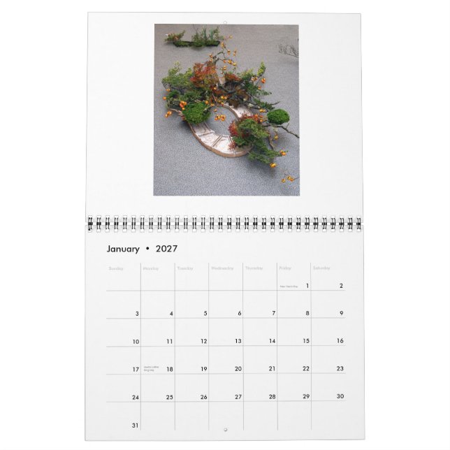 Calendário Ikebana (Jan 2027)