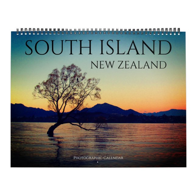 Calendário ilha sul nz 2025 grande (Capa)
